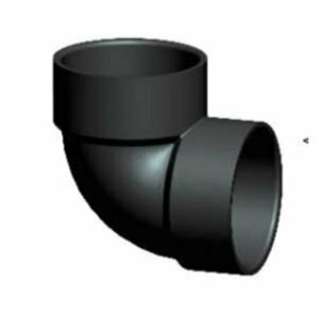 LESSO AMERICA Lesso Pipe Elbow, 2 in, Hub, 90 deg Angle, ABS LN331-020